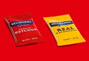 Hellmann's Ketchup und Real Mayonnaise