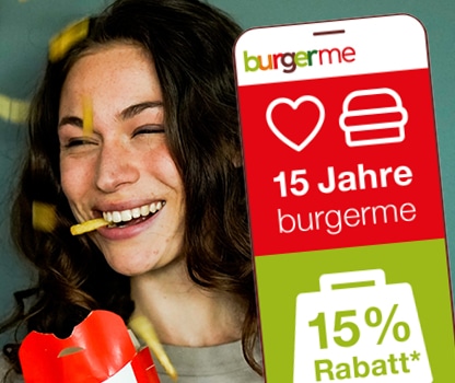 Feier’ mit: 15. Jubiläum, 15 % Rabatt!
