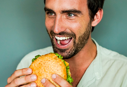 burgerme-Burger richtig essen