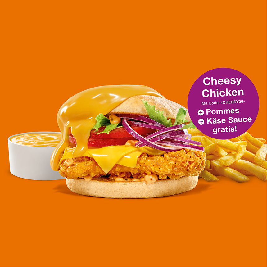 Just take it cheesy – mit burgerme!